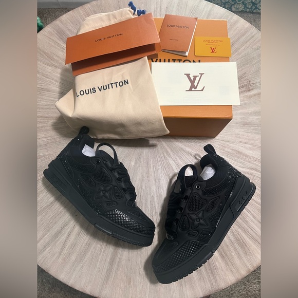 Louis Vuitton Monogram Black Sneakers